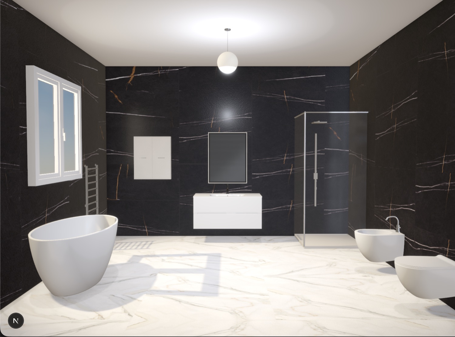 POSA — rendering 3D dell'ambiente in tempo reale